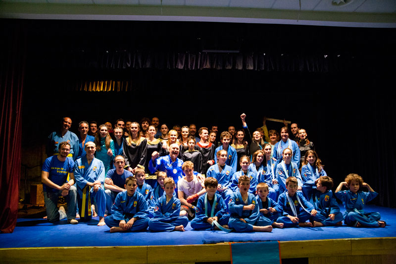 Foto di gruppo del Vovinam Viet Vo Dao Veneto